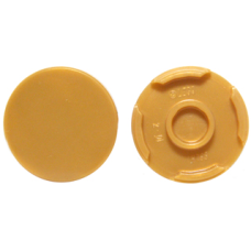 LEGO 14769 Pearl Gold Tile, Round 2 x 2 with Bottom Stud Holder, 83056 (losse stenen 38-16)*P
